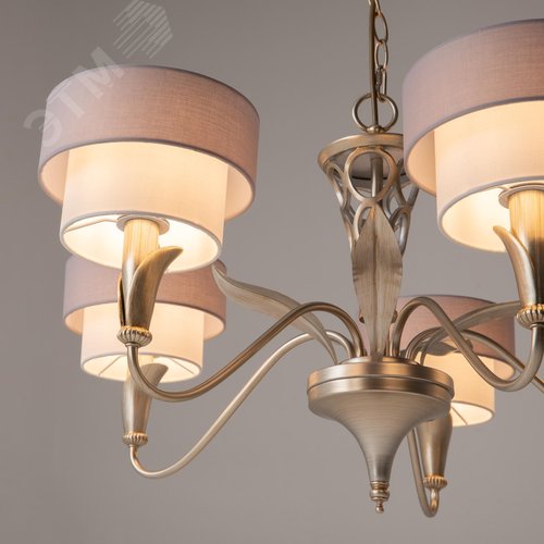 Люстра Lillian E14х5х40W Бронза - фото 5