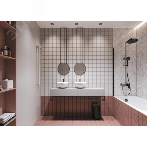 Светильник встраиваемый Zoom Черный - фото 3