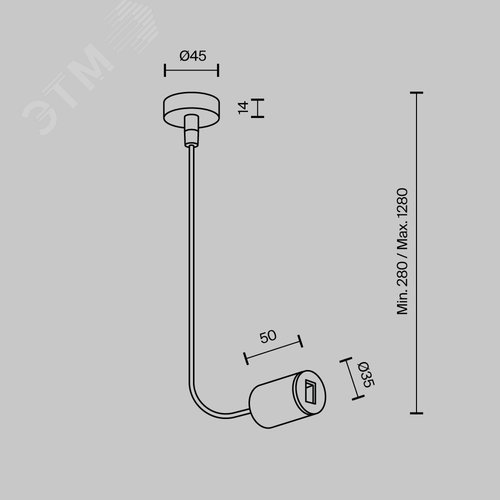 Ввод питания боковой Flarity черный - фото 5