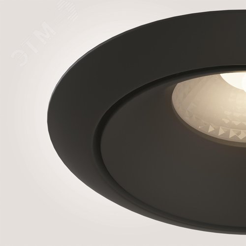 Светильник встраиваемый Yin DL031-L12W3K-D-B Черный - фото 3