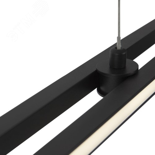 Светильник подвесной Halo LED 48W Черный - фото 3