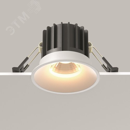 Светильник встраиваемый Round DL058-12W3K-W Белый - фото 7
