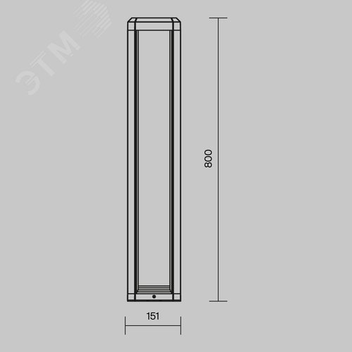 Светильник ландшафтный Outdoor Royal Mile IP 65 LED 13W 3000 K Серый - фото 7