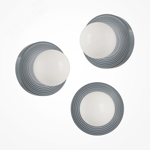 Светильник настенный (бра) Maytoni MOD403WL-01GR1 Серый - фото 4