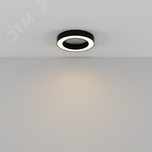 Светильник потолочный Lua LED 36W Черный - фото 4