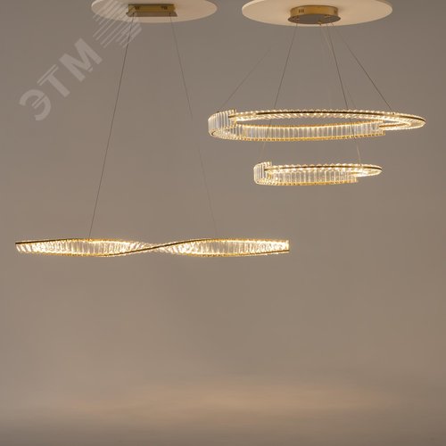 Светильник подвесной Krone LED 90W Латунь - фото 5
