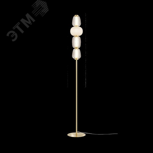 Светильник напольный (торшер) Pattern LED 32W Золото - фото 4