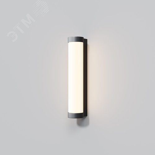 Светильник настенный (бра) Outdoor Rounge IP 54 LED 12W 3000 K Черный - фото 4