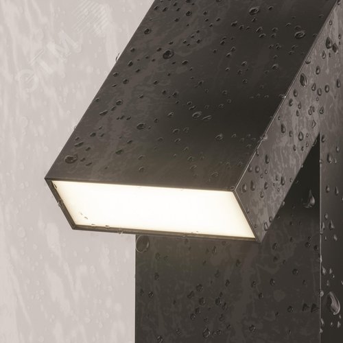 Светильник ландшафтный Outdoor Guss IP 65 LED 15W 3000 K Графит - фото 6