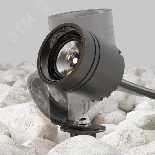 Светильник ландшафтный Outdoor Clyde IP 65 LED 3W 3000 K Графит - фото 7