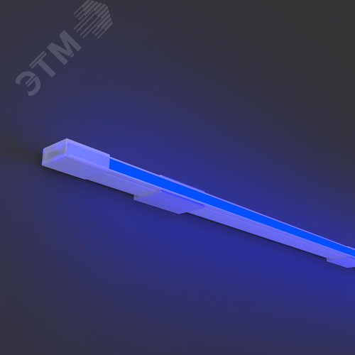 Неон гибкий 10x4 24В 9,6 Вт/м Blue IP67 5м 432041 - фото 2