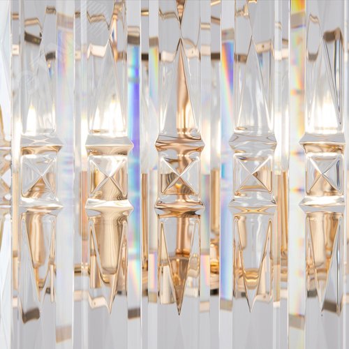 Светильник подвесной Facet E14х6х60W Золото - фото 3