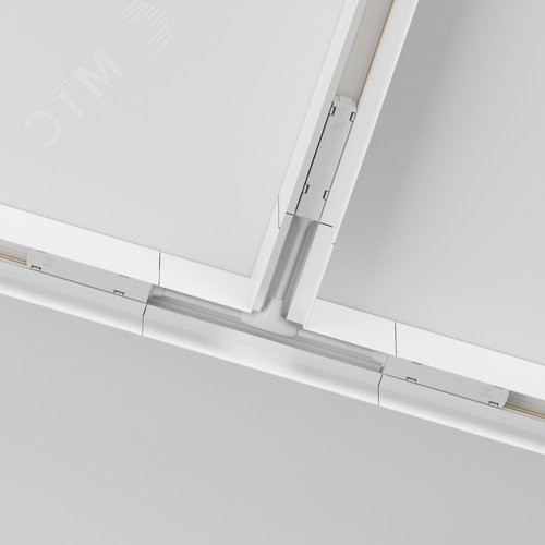 Коннектор Т-образный Gravity накладной белый - фото 3