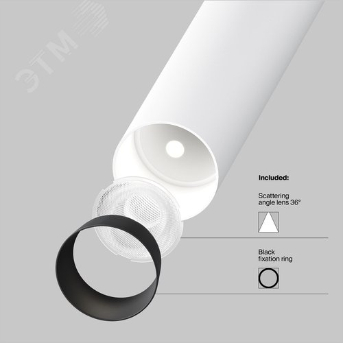 Светильник потолочный Focus T LED 6W Белый - фото 3