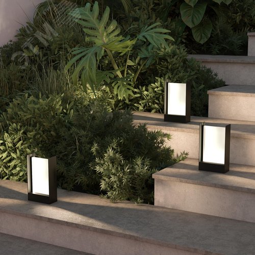 Светильник ландшафтный Outdoor Reso IP 65 LED 20W 3000 K Графит - фото 3