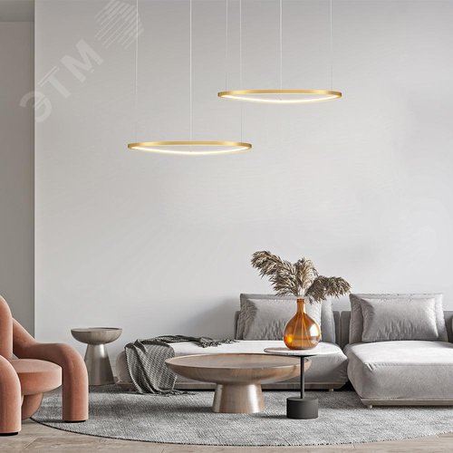 Светильник подвесной Glint LED 25W Латунь - фото 4