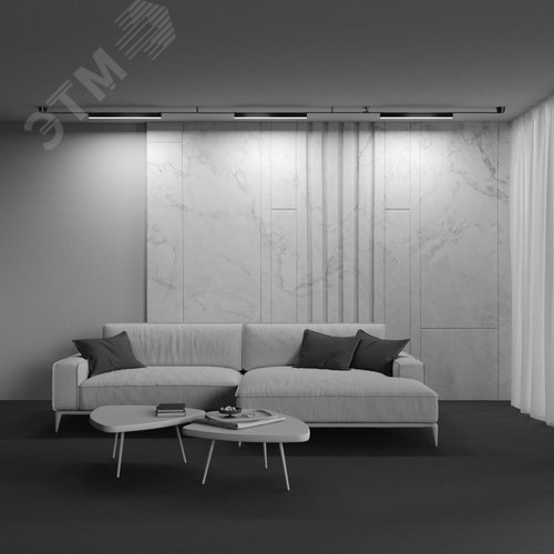 Светильник подвесной Basis Parity 4000K 24Вт 120 град черный - фото 5