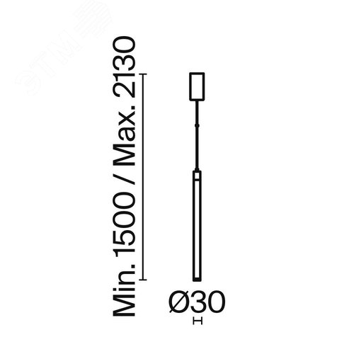Светильник подвесной Ray LED 10W Золото - фото 7