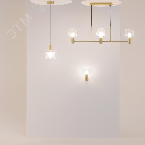 Светильник подвесной Vision E14х1х60W Золото - фото 5