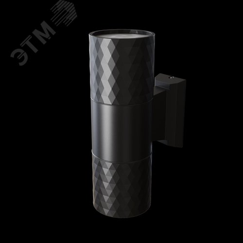 Светильник настенный (бра) Outdoor Bowery IP 54 GU10х2х50W Черный - фото 5