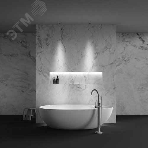 Светильник встраиваемый Dip DL124-10W-2.7K-TRS-B Черный - фото 7