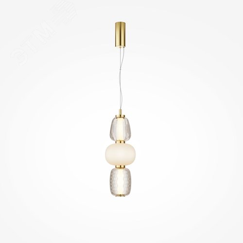 Светильник подвесной Pattern LED 28W Золото - фото 5