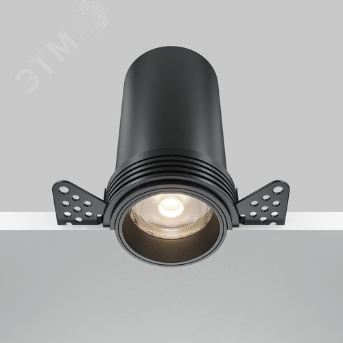 Светильник встраиваемый FOCUS LED DL125-L12-4K-TRS-B Черный - фото 5