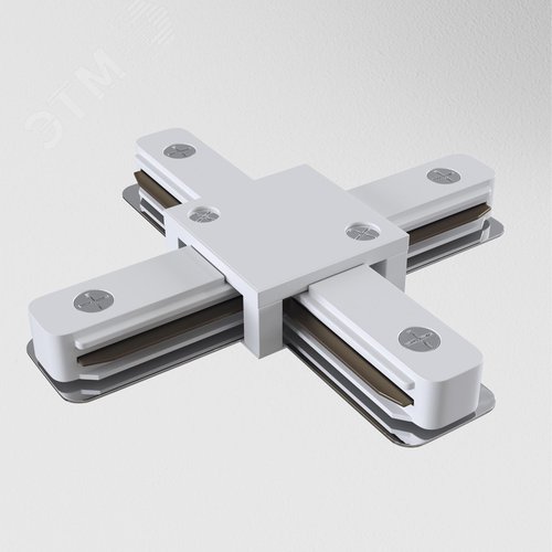 Коннектор Х-образный Unity белый - фото 4