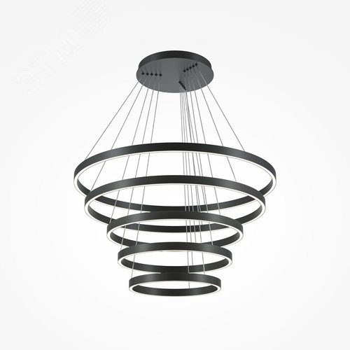 Светильник подвесной Rim LED 174W Черный - фото 4
