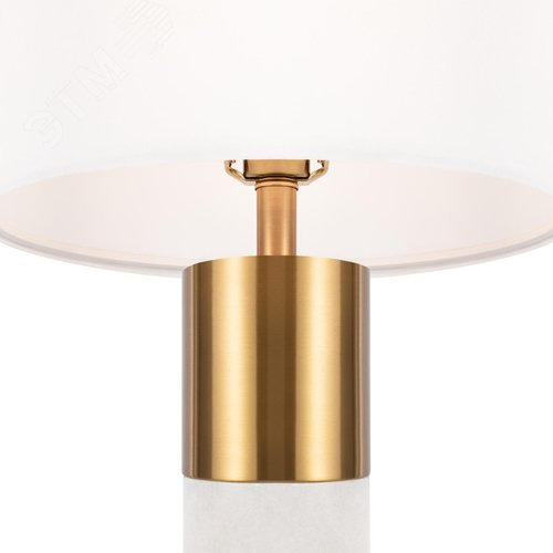 Светильник настольный Bianco E27х1х60W Латунь - фото 4