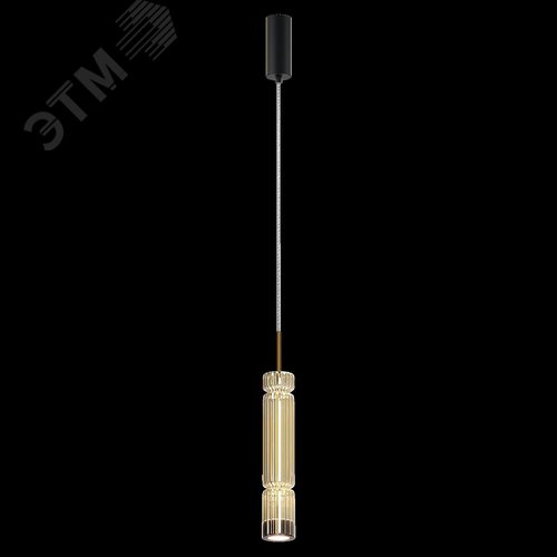 Светильник подвесной Ordo LED 8W Черный - фото 4