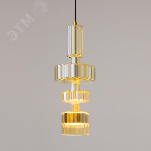 Светильник подвесной Level LED 12W Латунь - фото 6