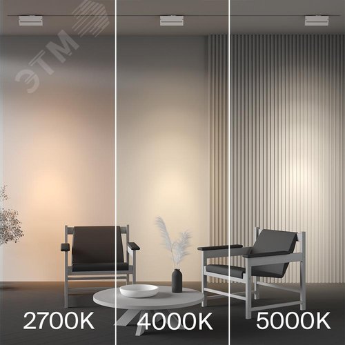 Светильник трековый Basis Rot Unity 2700-5000К 12Вт 110 град - фото 4