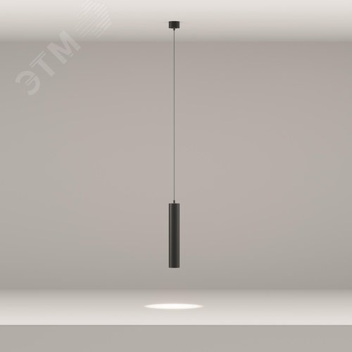 Светильник подвесной Focus LED LED 12W Черный - фото 5