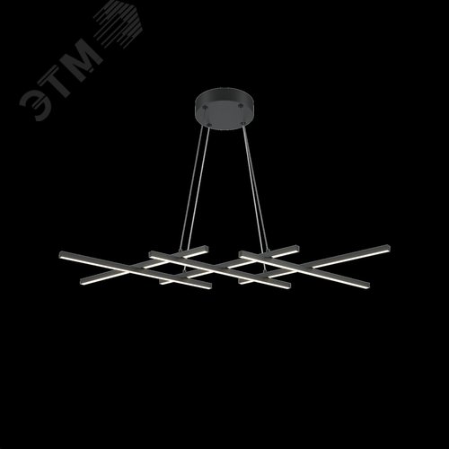 Светильник подвесной Halo LED 40W Черный - фото 7