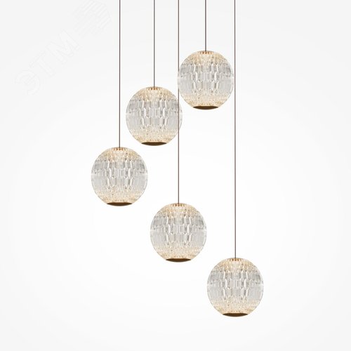 Светильник подвесной Sapphire LED 30W Латунь - фото 3