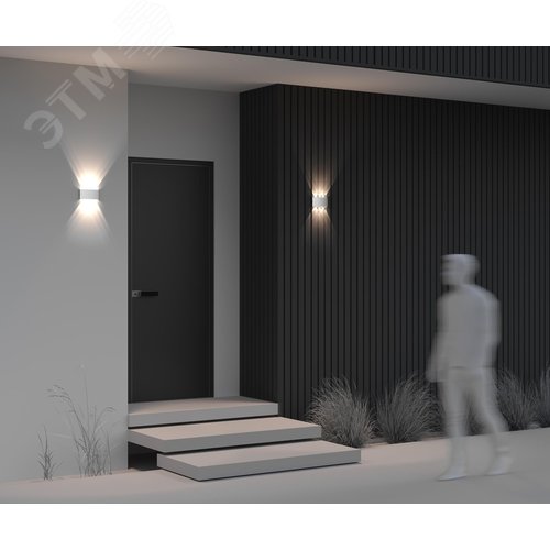 Подсветка архитектурная Outdoor Strato IP 54 LED 6W 3000 K Белый - фото 6