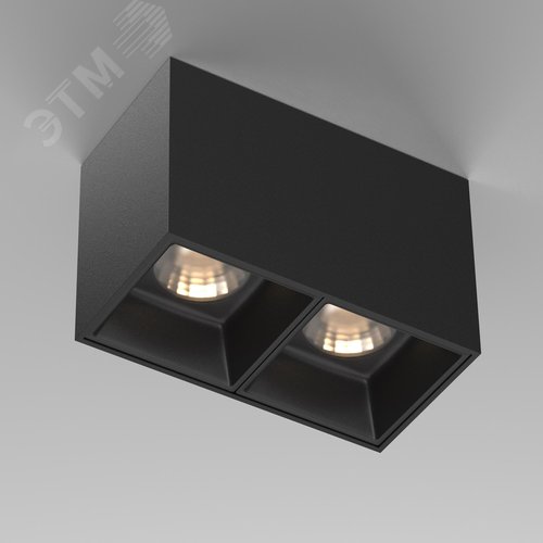 Светильник потолочный Alfa LED LED 24W Черный - фото 2