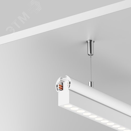 Шинопровод 2м Exility низкопрофильный подвесной круглый - фото 8