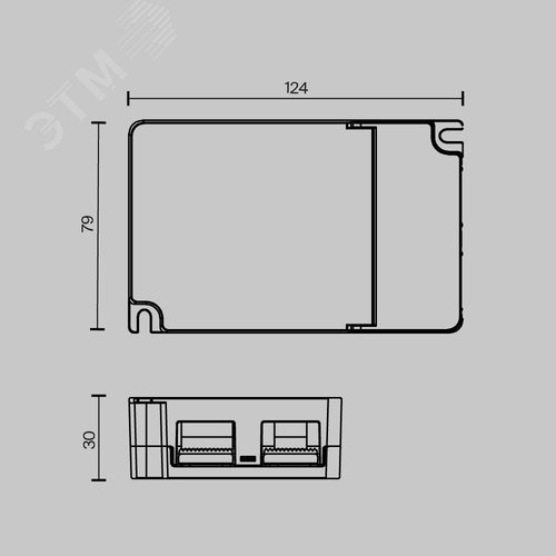 Источник тока DALI NFC DT8 500-1500mA +PUSH DIM - фото 2