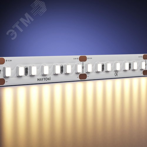 Лента светодиодная 24В 2835 17Вт/м 2700К 5м IP 20 - фото 2