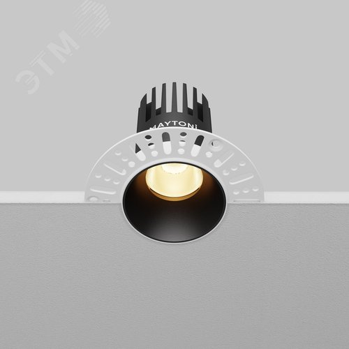 Светильник встраиваемый Dip DL119-10W-2.7K-TRS-B Черный - фото 4