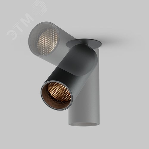 Светильник встраиваемый FOCUS LED C053CL-L12W2.7K-W-B Черный - фото 7