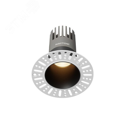 Светильник встраиваемый Dip DL120-10W-3K-TRS-B Черный - фото 1