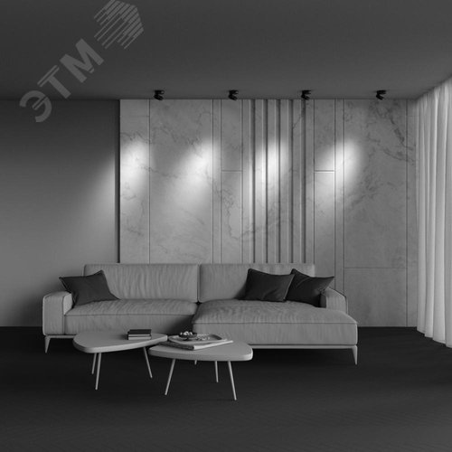 Светильник потолочный Magic LED 12W Черный - фото 6