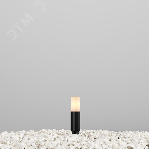 Светильник ландшафтный Outdoor Talpa IP 65 LED 3W 3000 K Черный - фото 2