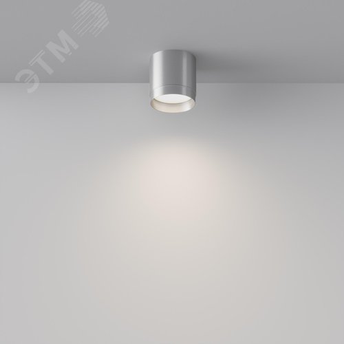 Светильник потолочный Polar GX53х1 Серебро - фото 4