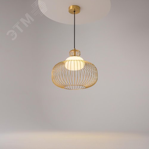 Светильник подвесной Levitation G9х1х40W Латунь - фото 3