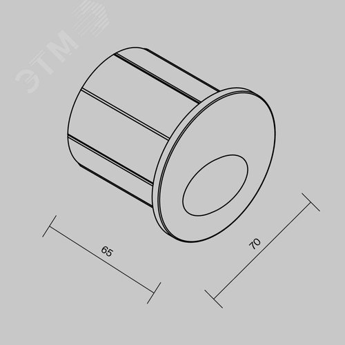 Подсветка для лестниц Outdoor Bil IP 54 LED 3W 3000 K Черный - фото 3