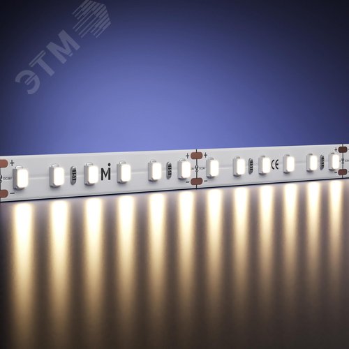 Лента светодиодная 24В 2835 9,6Вт/м 3000К 5м IP 20 - фото 2